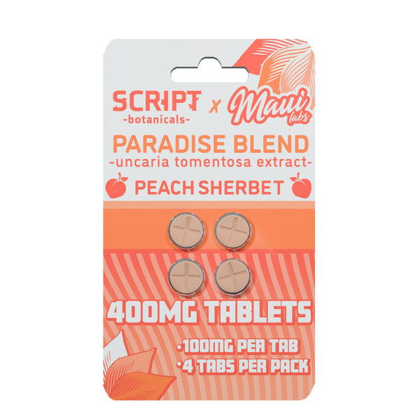 Peach Sherbet 100mg Blister Pack
